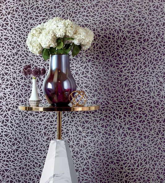 Aedan Wallpaper - Blush - Thibaut - T10402 - Premier Wallcovering