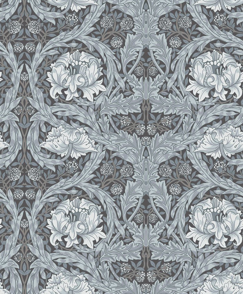 African Marigold Wallpaper - Dark Blue - Midbec - 82074 - Premier Wallcovering