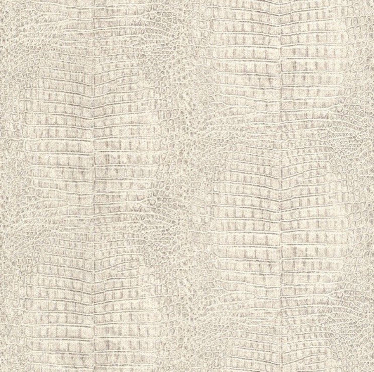 African Queen Croc Effect Wallpaper - Cream - Rasch - 422566 - Premier Wallcovering