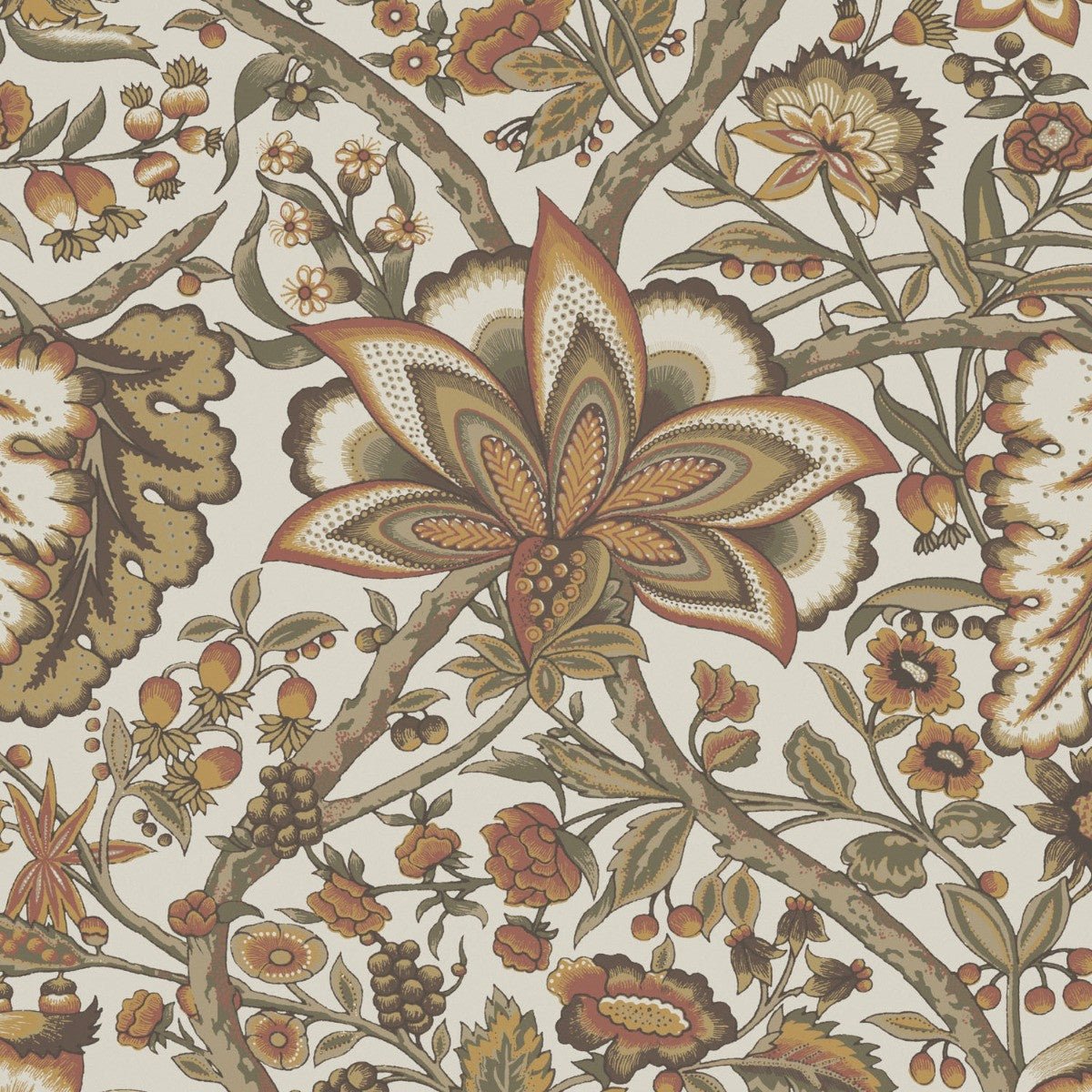 Afsana Wallpaper - Spice - Warner House - Premier Wallcovering