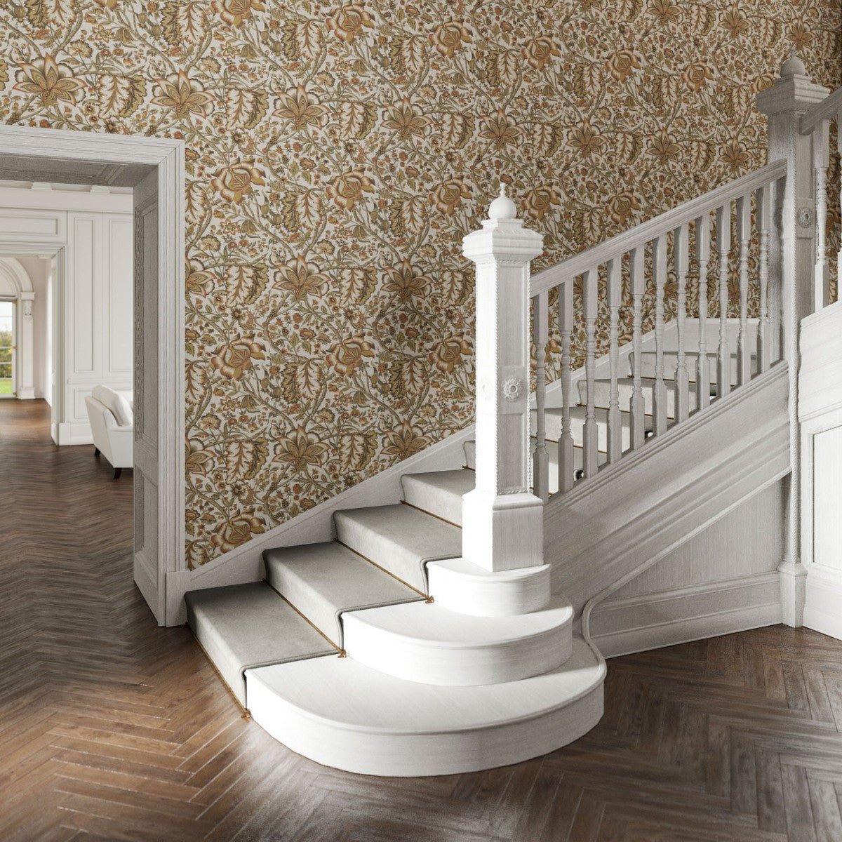 Afsana Wallpaper - Spice - Warner House - Premier Wallcovering