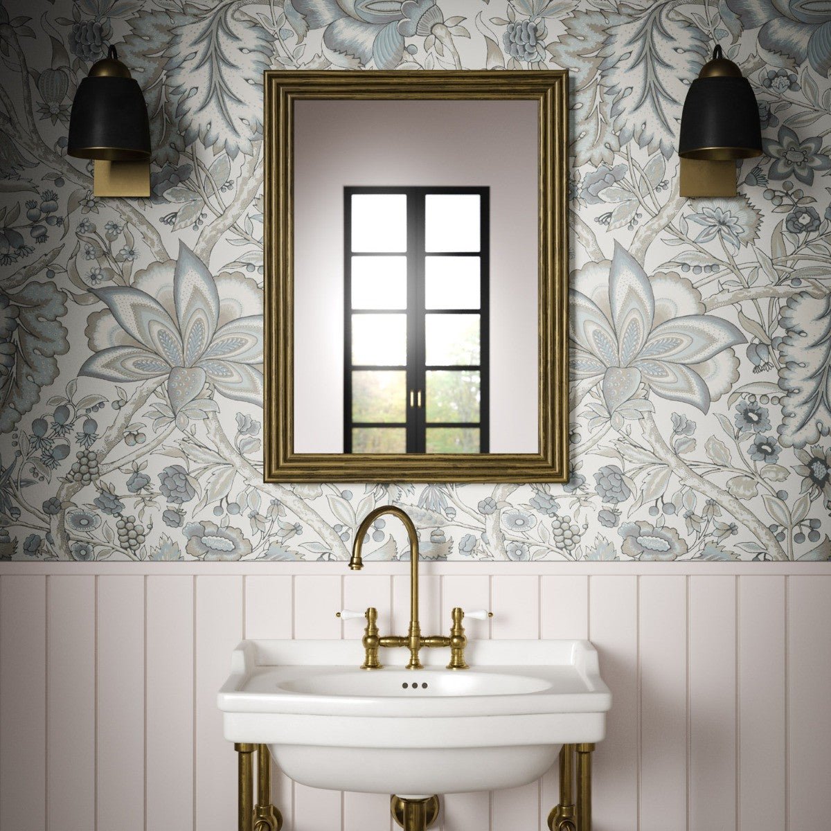 Afsana Wallpaper - Sky - Warner House - Premier Wallcovering