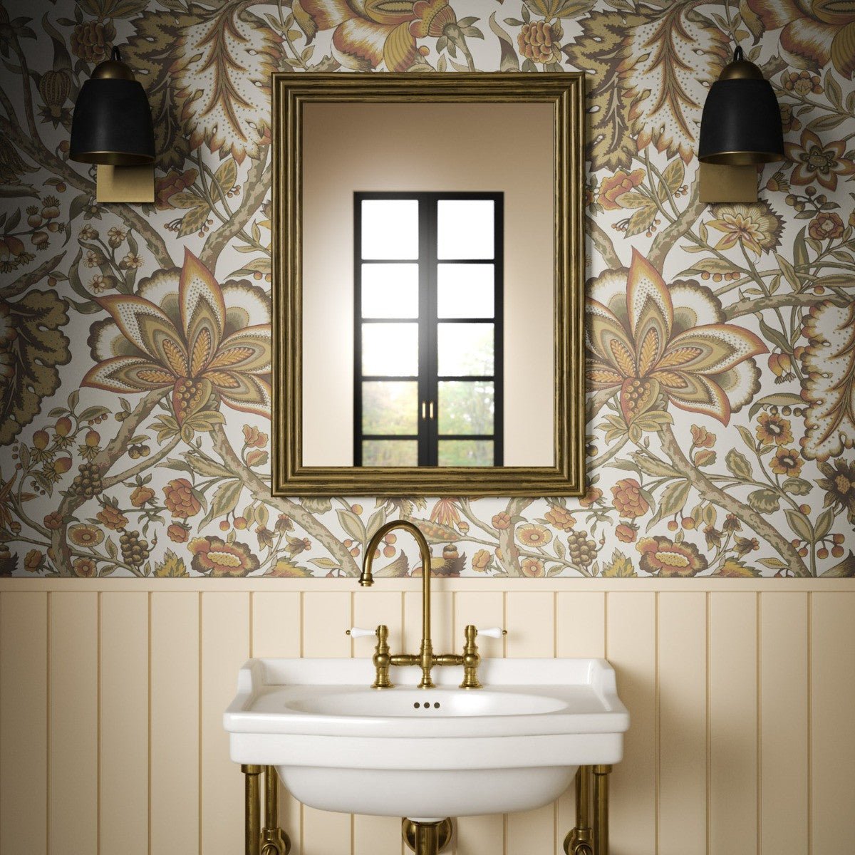 Afsana Wallpaper - Spice - Warner House - Premier Wallcovering