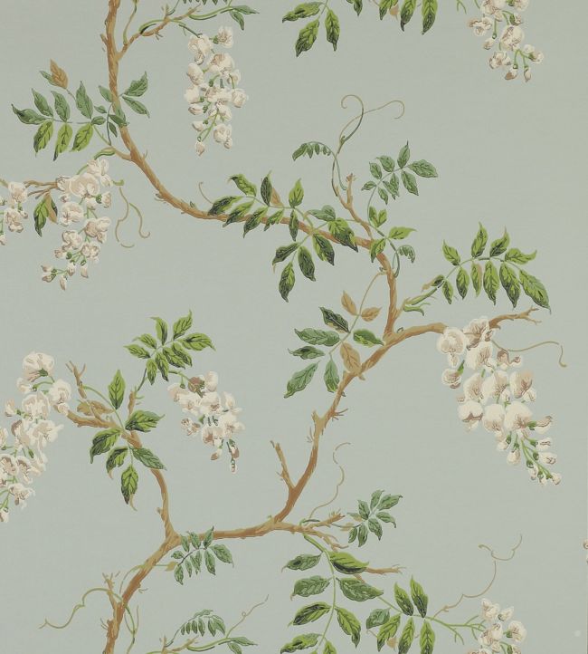 Alderney Wallpaper - Aqua - Colefax & Fowler - 07963/04 - Premier Wallcovering