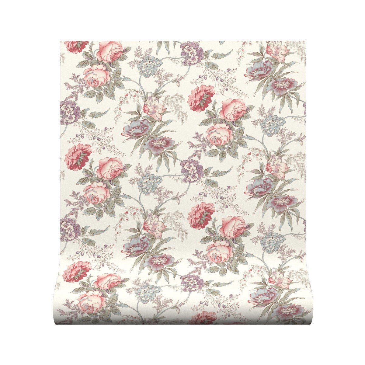 Allendale Wallpaper - Rose - Warner House - Premier Wallcovering