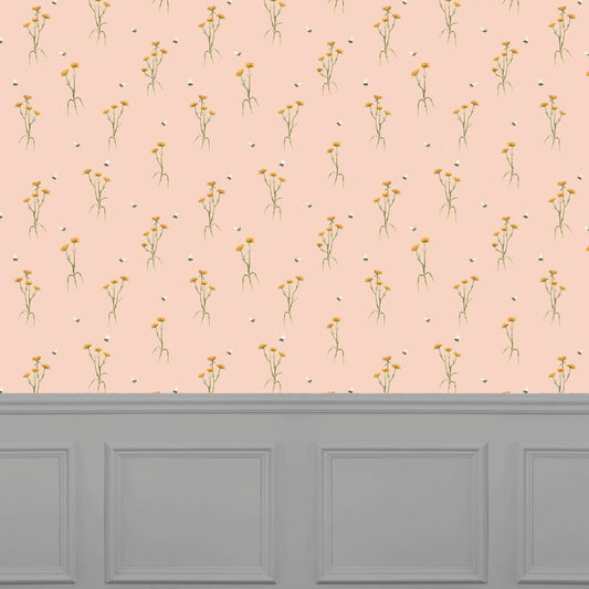 Allimore Wallpaper - Apricot - Voyage Maison - ALLIMOR/WPO/APR - Premier Wallcovering