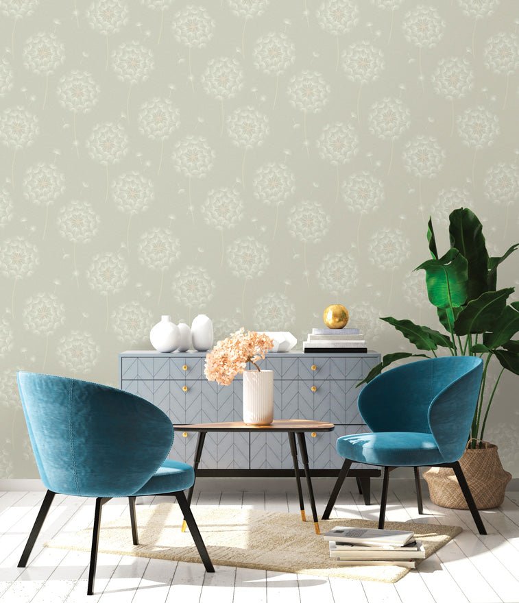 Allora Wallpaper - Sage - Holden Décor - 36259 - Premier Wallcovering
