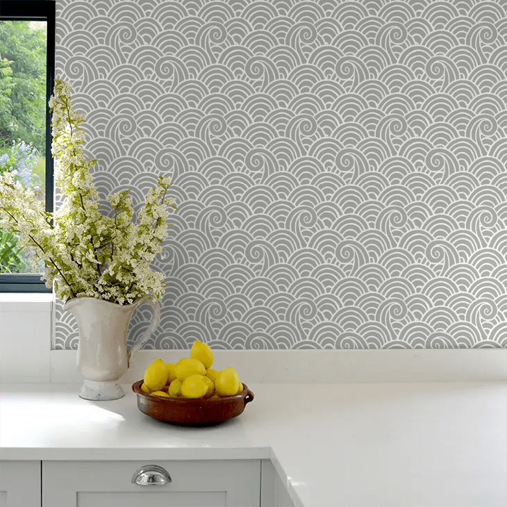 Alorah Wallpaper - Grey - A Street Prints - FD26308 - Premier Wallcovering