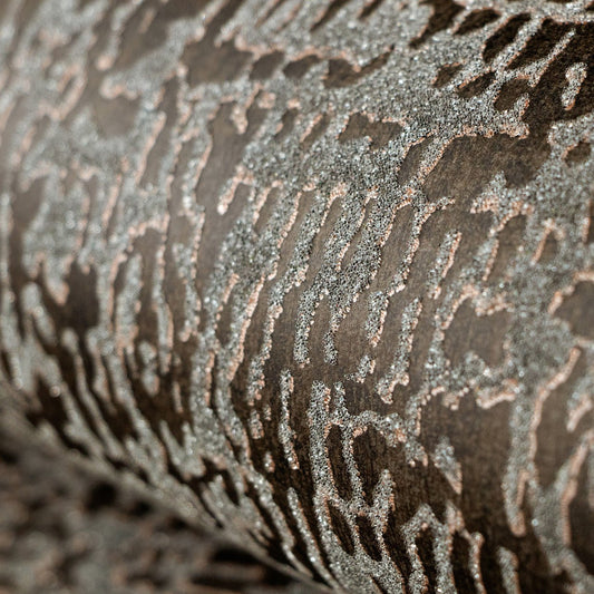 Alpine Reptile Feel Wallpaper - Brown - Hohenberger - 81266 - Premier Wallcovering