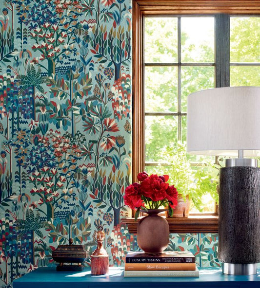 Alpine Wallpaper - Mineral - Thibaut - T12042 - Premier Wallcovering