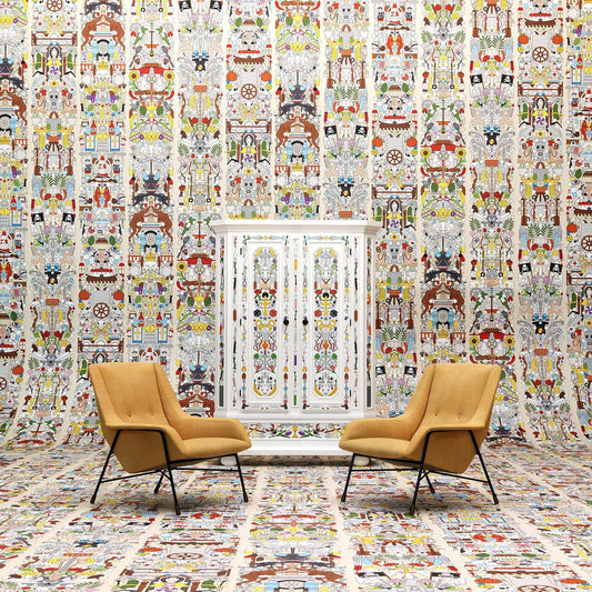 Alt Deutsch Wallpaper - Multicolored - NLXL - JOB - 04 - Premier Wallcovering