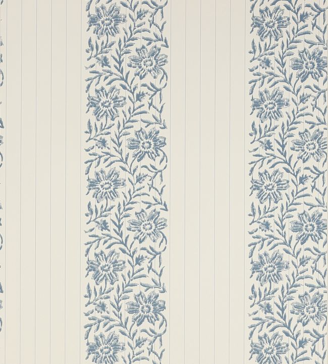 Alys Wallpaper - Navy - Colefax & Fowler - W7001/02 - Premier Wallcovering