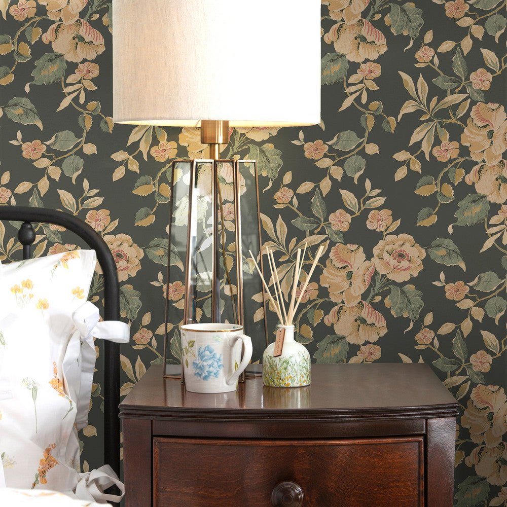 Alyworth Trail Wallpaper - Fern - Laura Ashley - 127396 - Premier Wallcovering