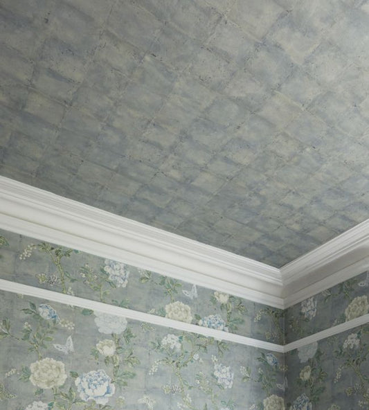 Amalienburg Wallpaper - Silver - Madeaux - W1000 - 01 - Premier Wallcovering