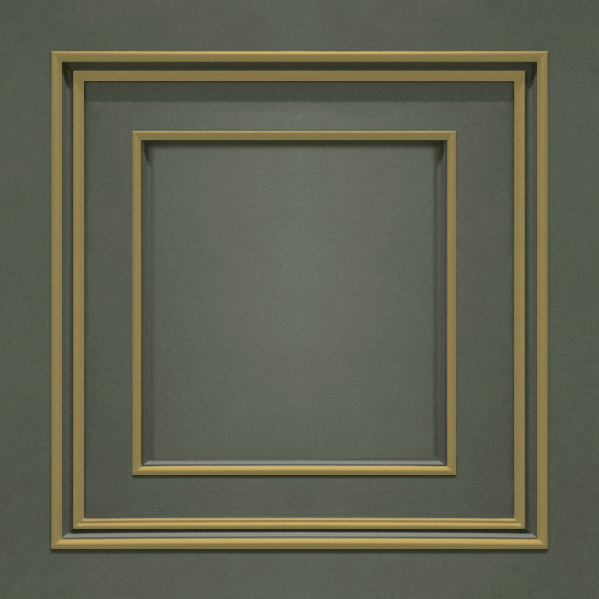 Amara Panel Vinyl Wallpaper - Charcoal / Gold - Belgravia - 7386 - Premier Wallcovering