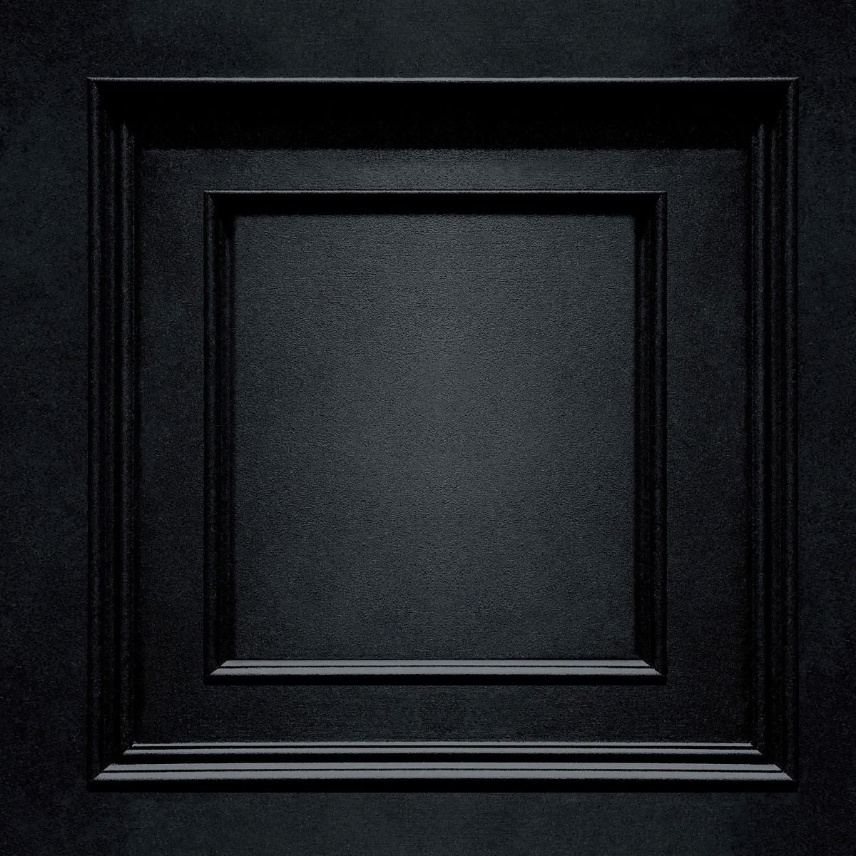 Amara Panel Vinyl Wallpaper - Black - Belgravia - 7378 - Premier Wallcovering