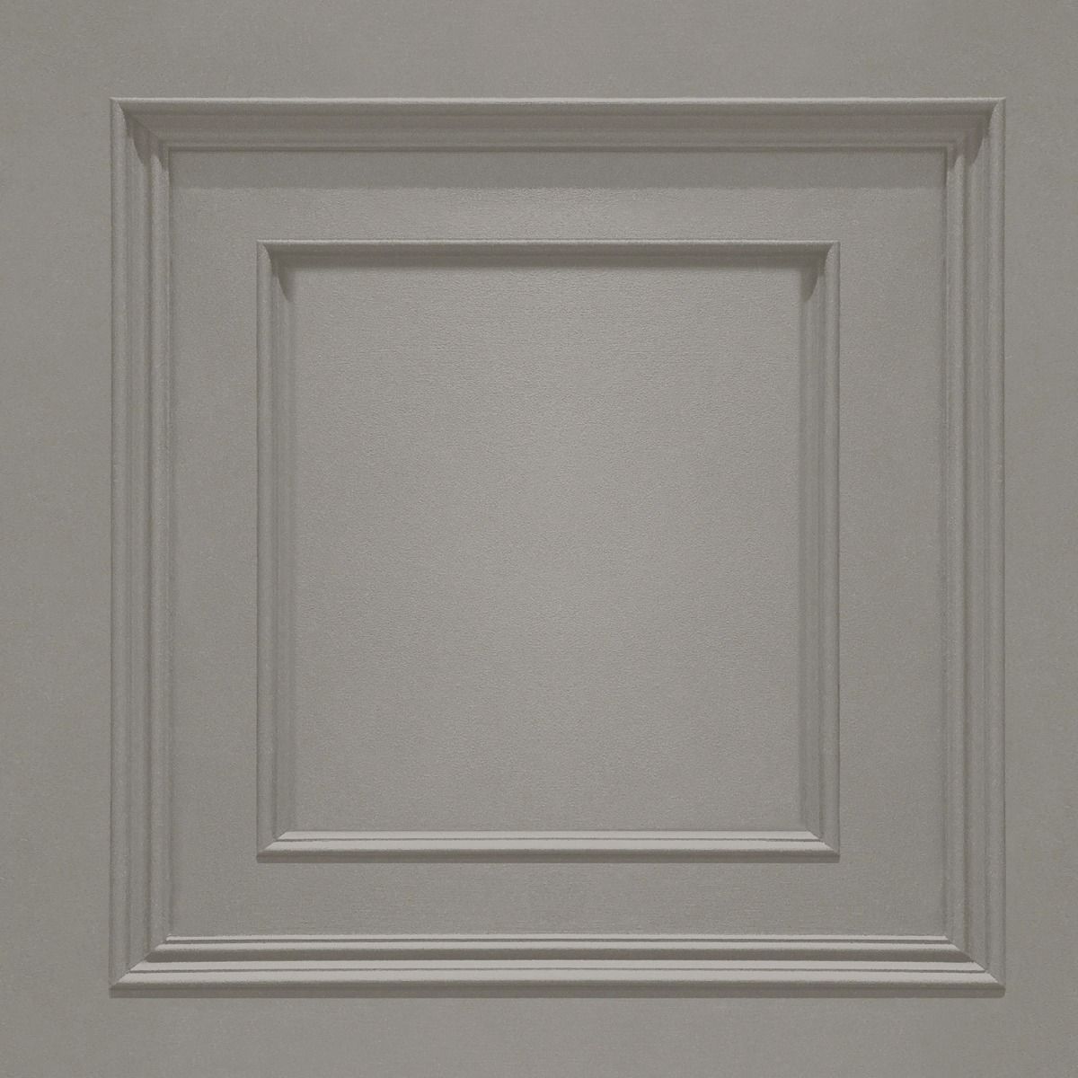 Amara Panel Vinyl Wallpaper - Silver - Belgravia - 7374 - Premier Wallcovering