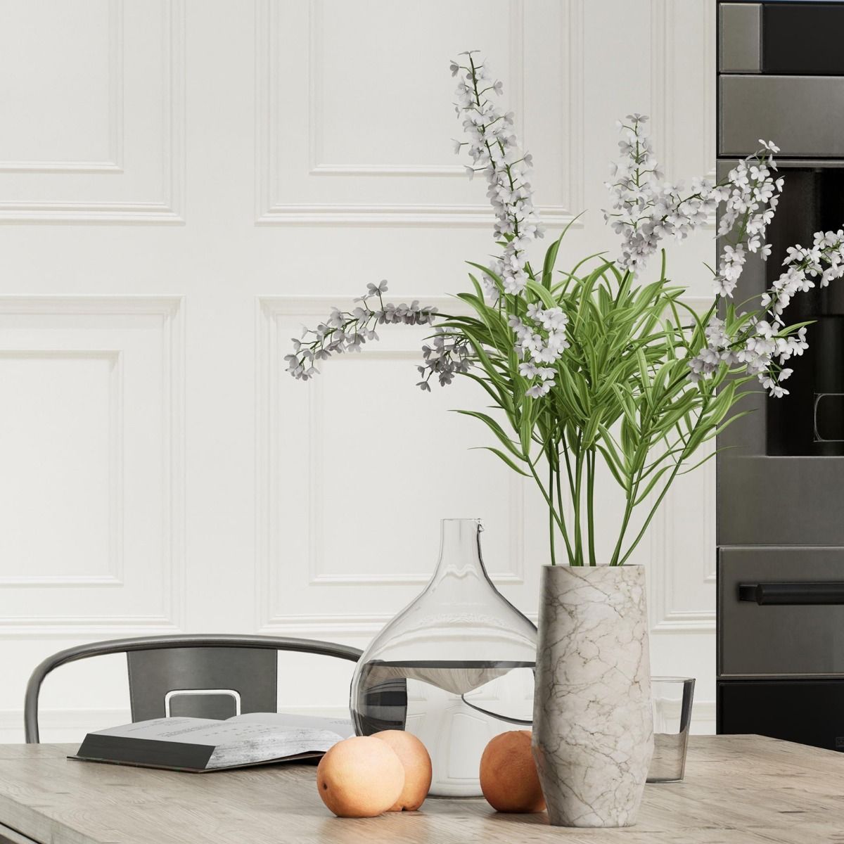 Amara Panel Vinyl Wallpaper - Cream - Belgravia - 7373 - Premier Wallcovering