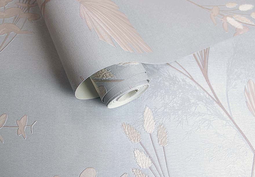 Amarante Wallpaper - Slate Blue - Holden Décor - 36252 - Premier Wallcovering