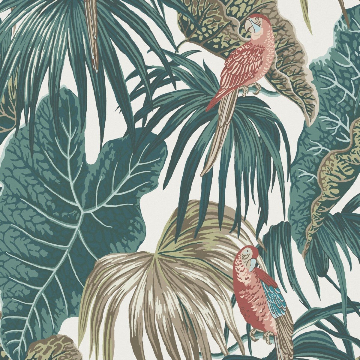 Amazon Wallpaper - Jade - Warner House - Premier Wallcovering