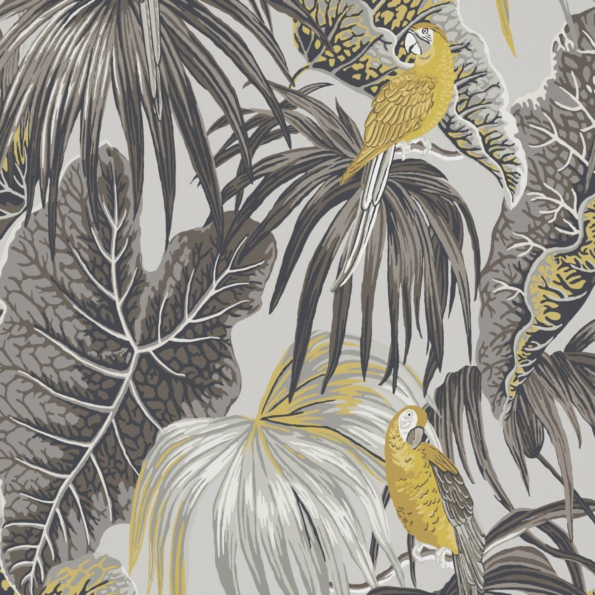 Amazon Wallpaper - Charcoal - Warner House - Premier Wallcovering