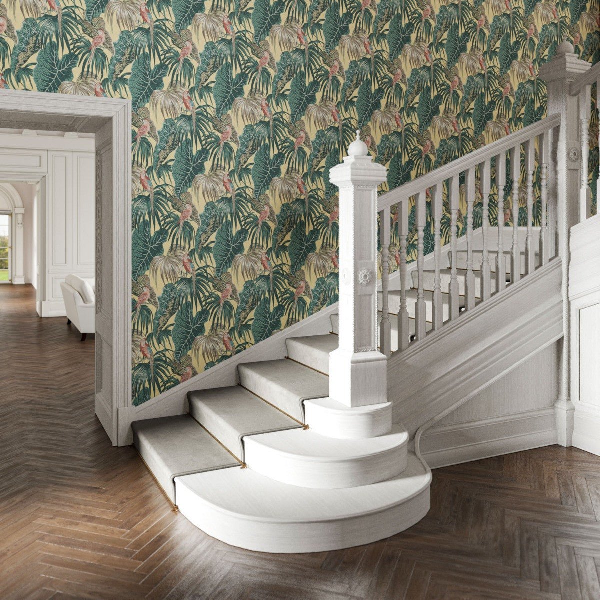 Amazon Wallpaper - Sunshine - Warner House - Premier Wallcovering