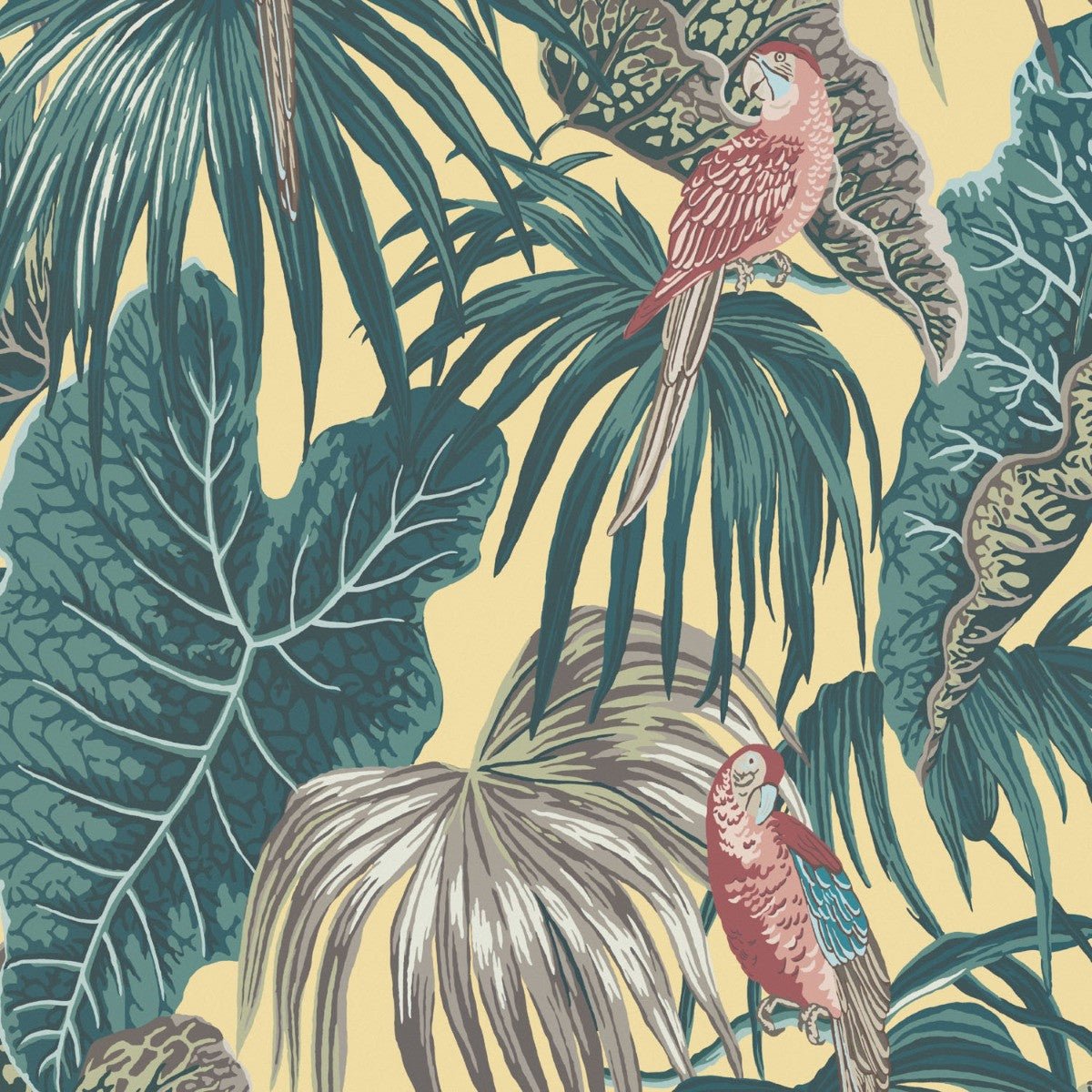 Amazon Wallpaper - Sunshine - Warner House - Premier Wallcovering