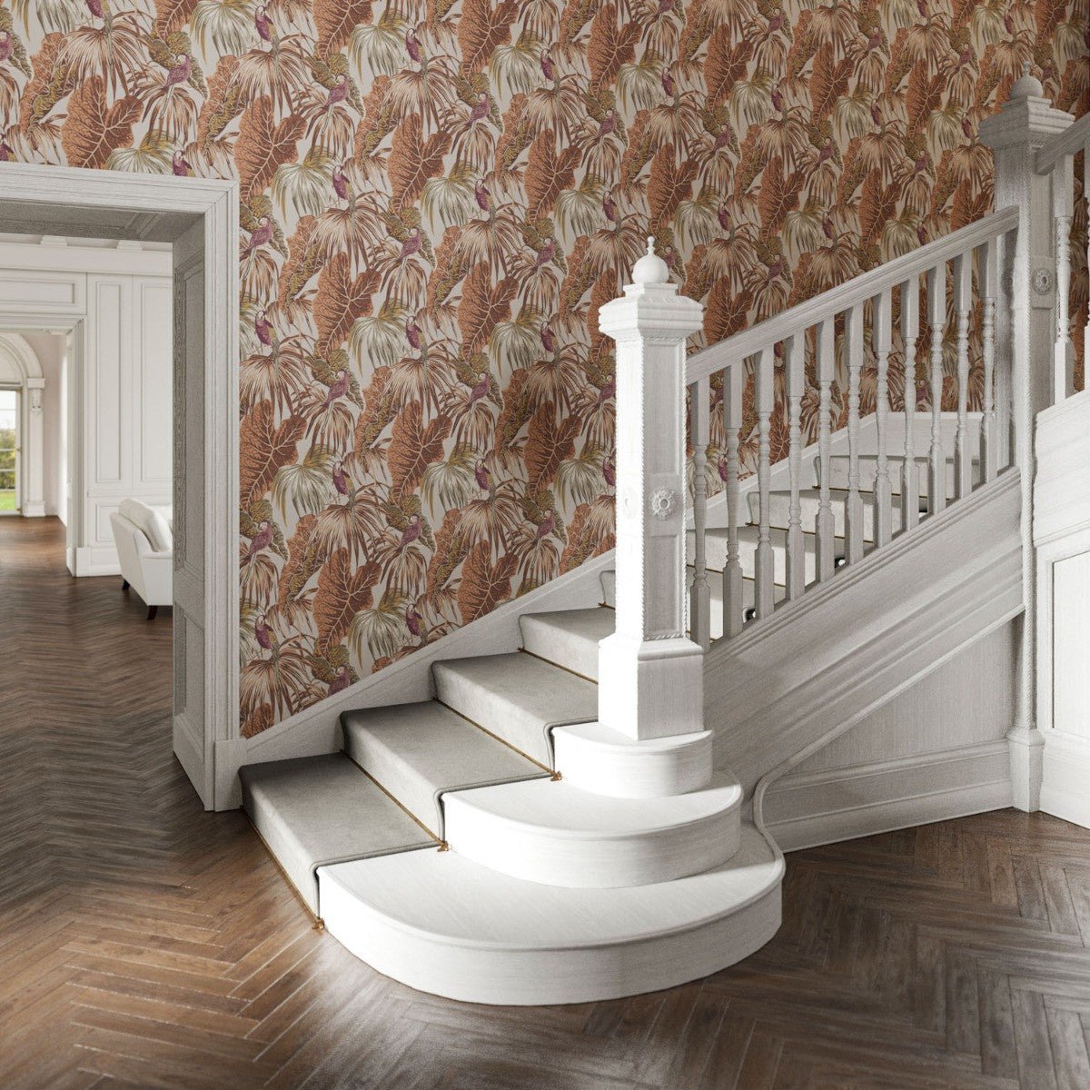 Amazon Wallpaper - Spice - Warner House - Premier Wallcovering