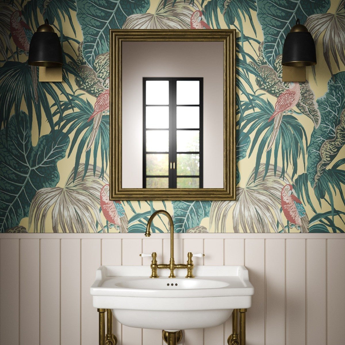 Amazon Wallpaper - Sunshine - Warner House - Premier Wallcovering