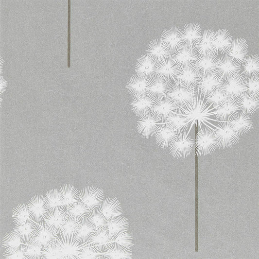 Amity Wallpaper - Silver/Chalk - HPUT111889 - Harlequin - Premier Wallcovering