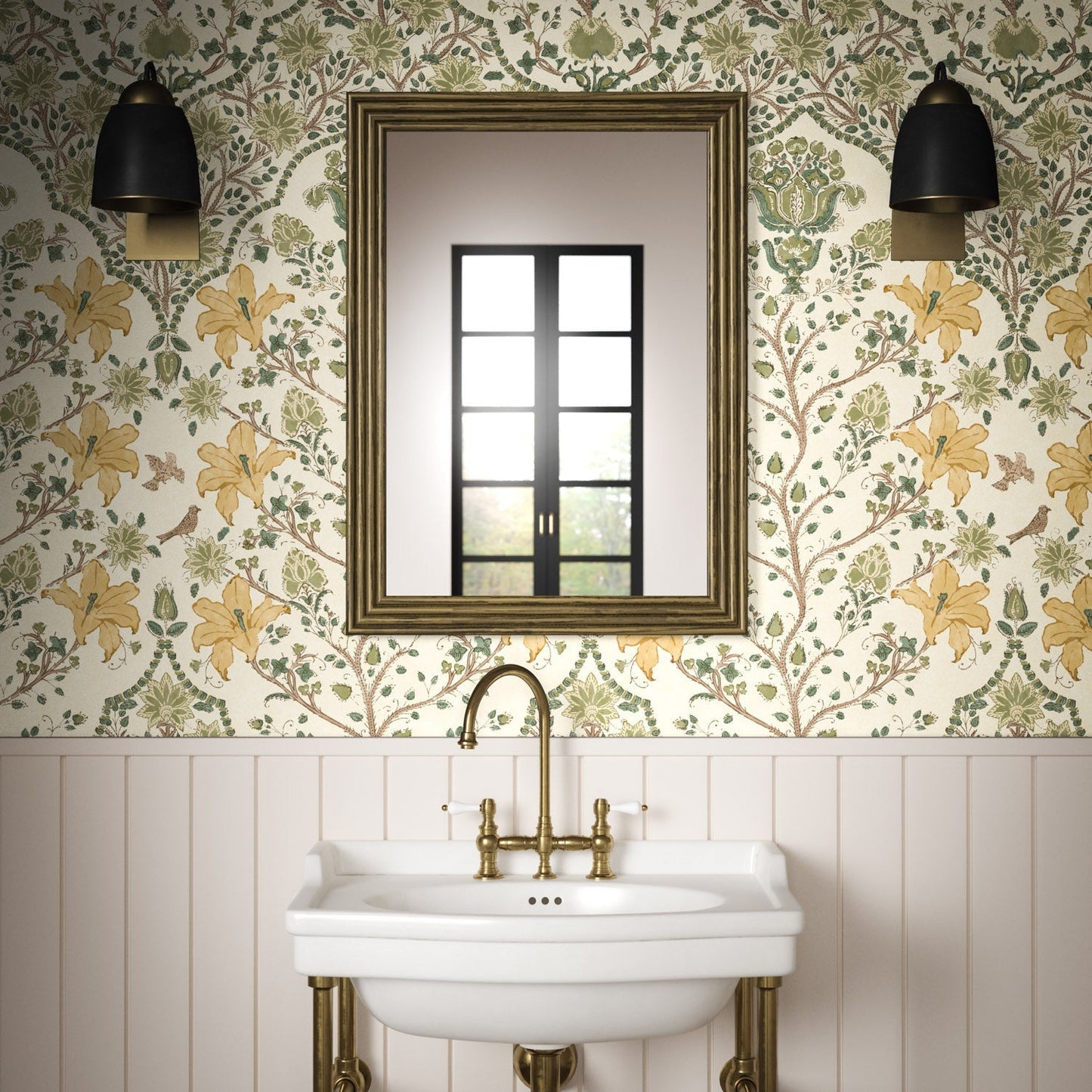 Amoli Wallpaper - Fern - Warner House - Premier Wallcovering