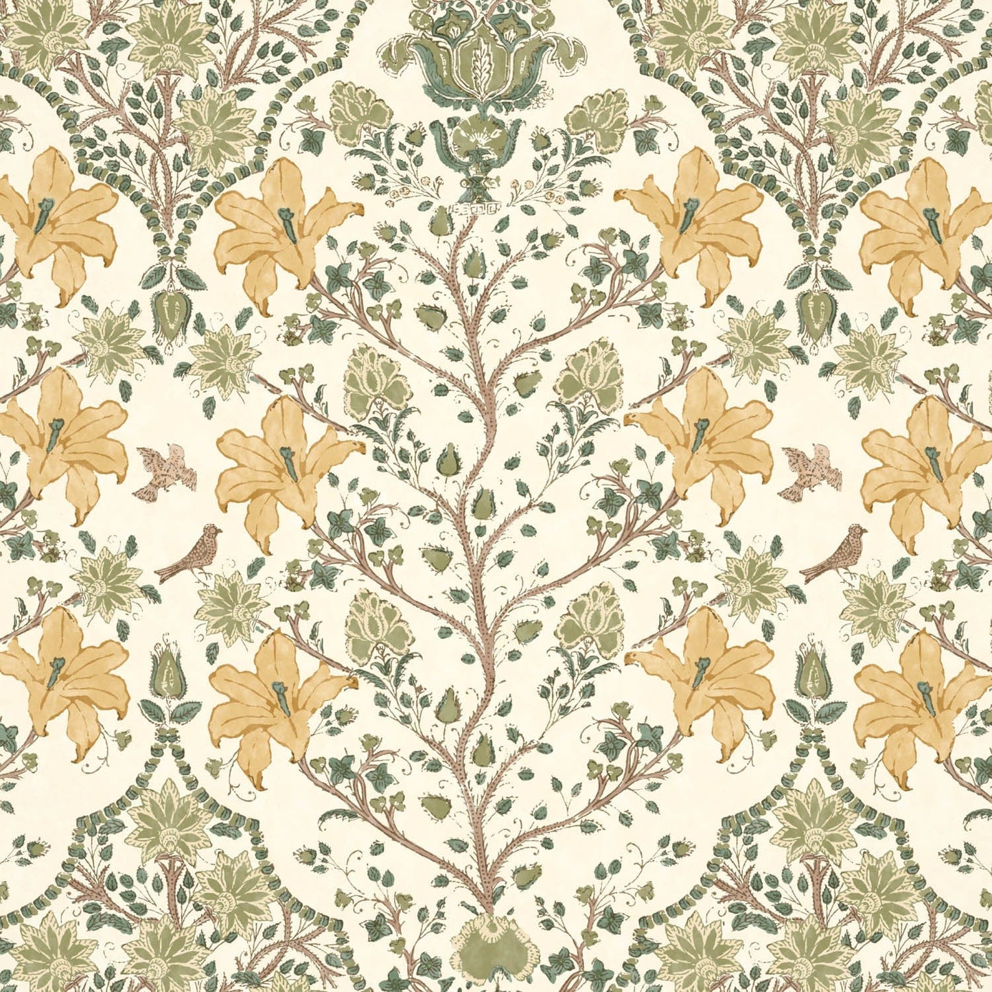 Amoli Wallpaper - Fern - Warner House - Premier Wallcovering