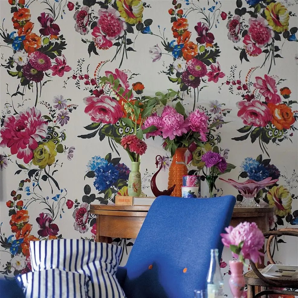 Amrapali Wallpaper - Peony - P578/01 - Designers Guild - Premier Wallcovering