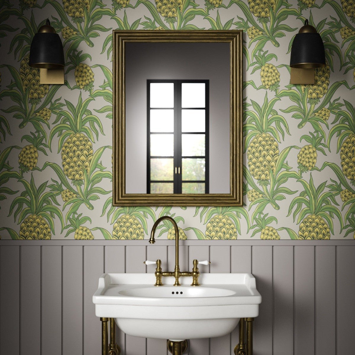 Ananas Wallpaper - Citrus - Warner House - Premier Wallcovering