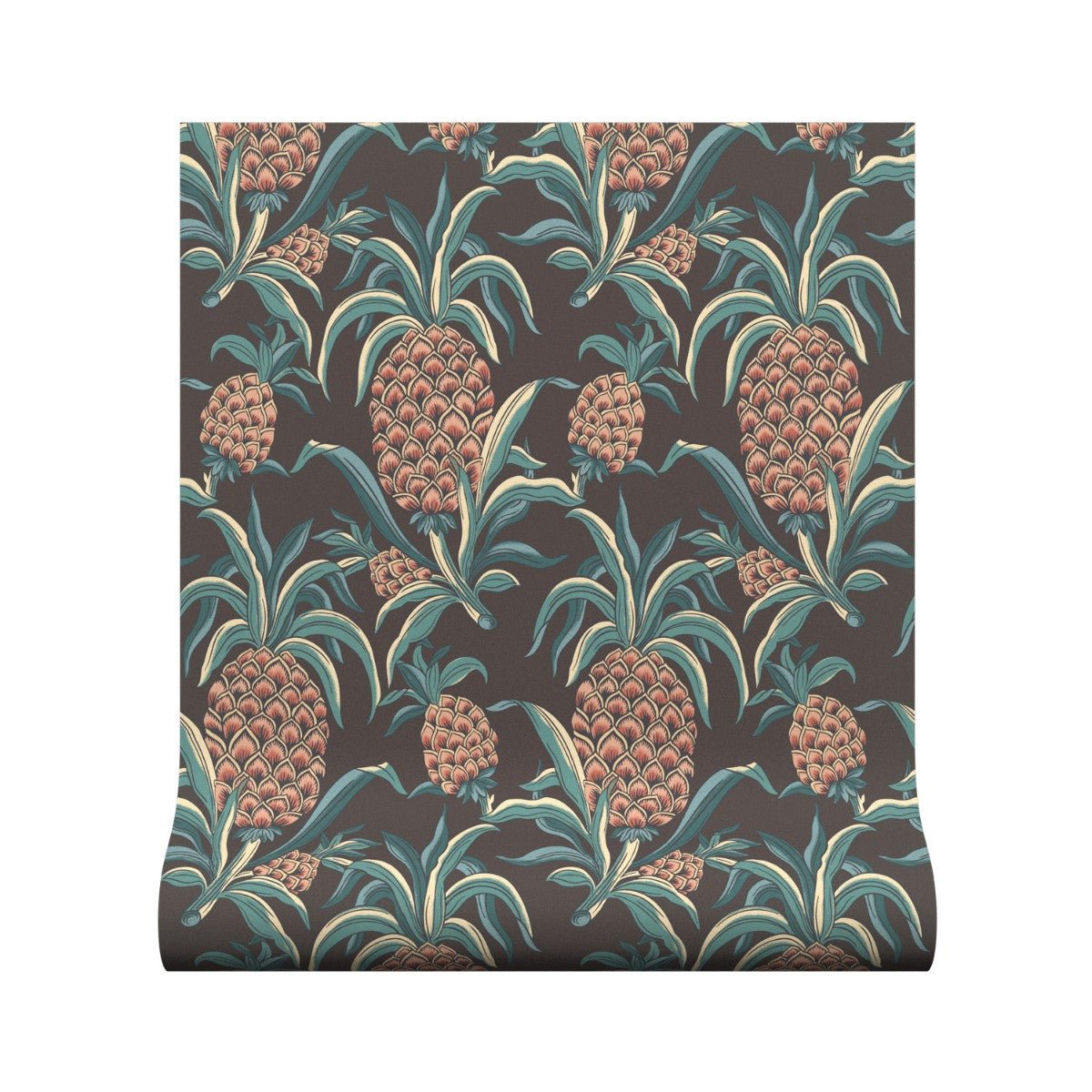 Ananas Wallpaper - Coral - Warner House - Premier Wallcovering
