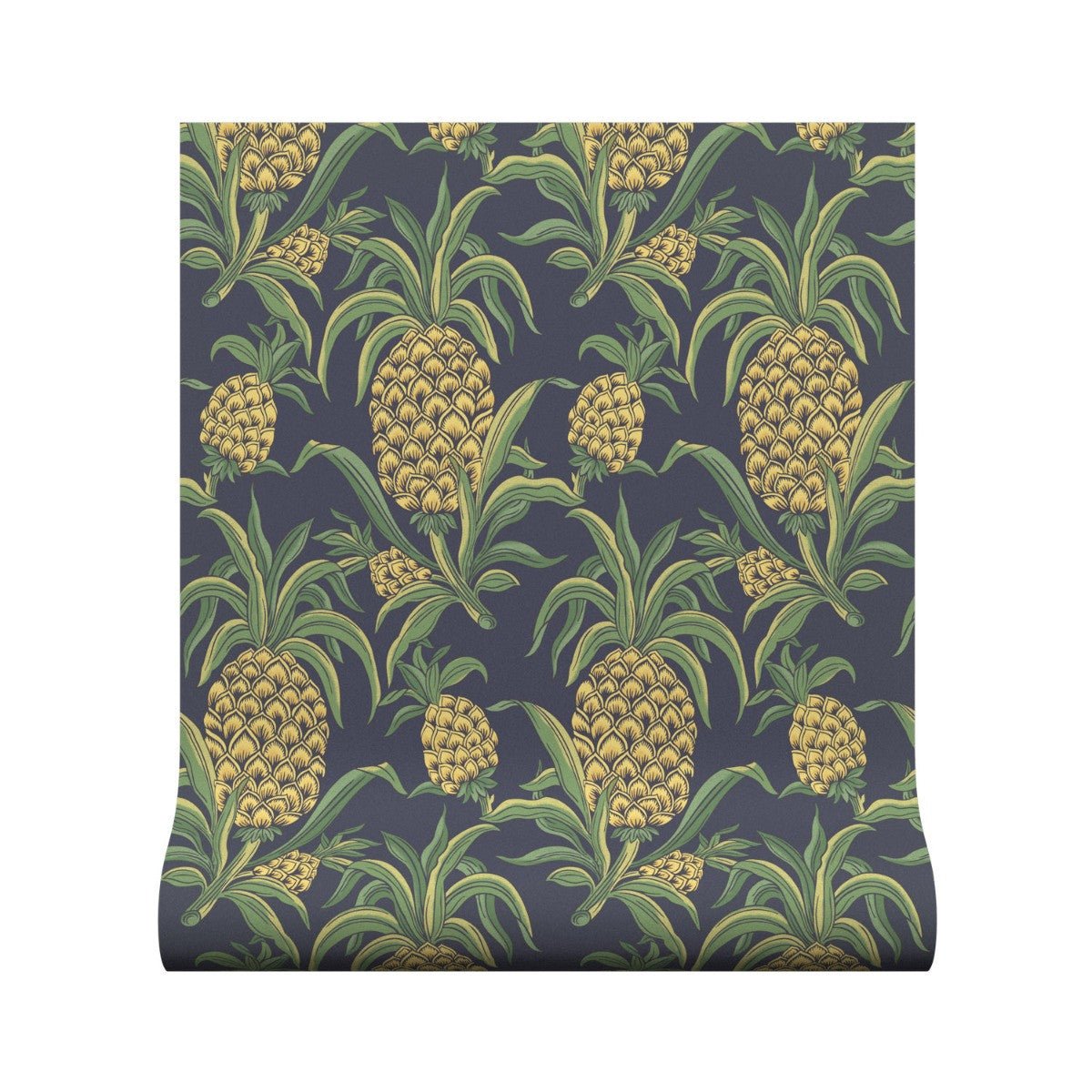 Ananas Wallpaper - Navy - Warner House - Premier Wallcovering