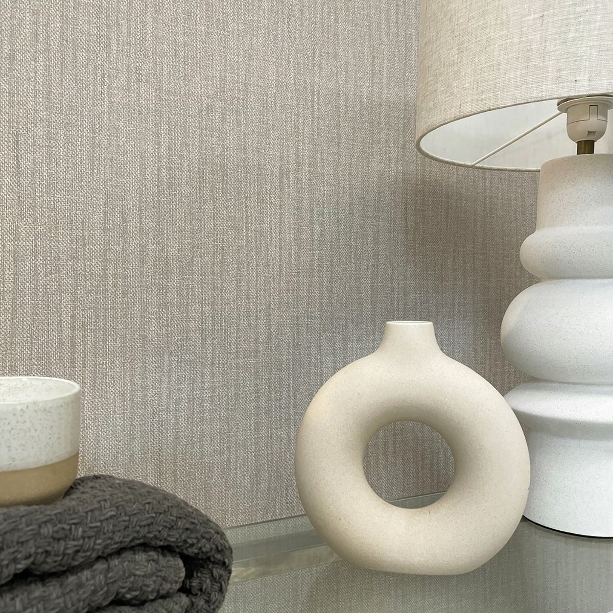 Anaya Texture Wallpaper - Grey - Belgravia - 2145 - Premier Wallcovering