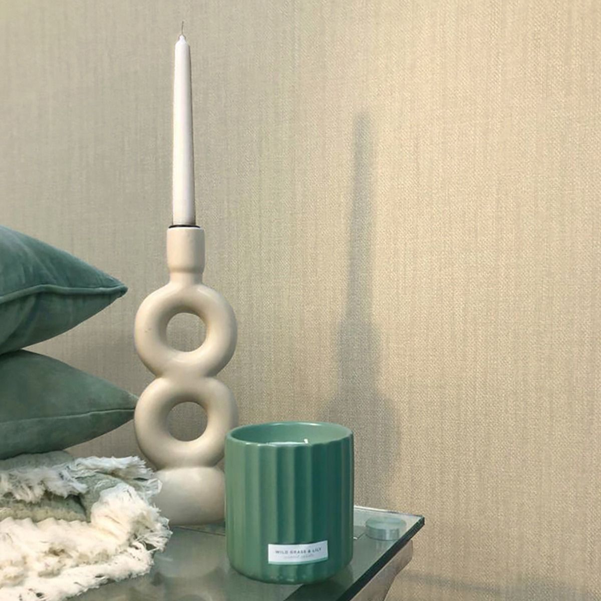 Anaya Texture Wallpaper - Cream - Belgravia - 2144 - Premier Wallcovering