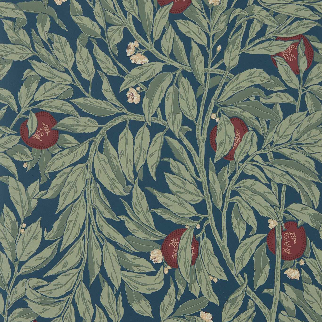 Ancient Apple Orchard Wallpaper - Midnight - Sanderson - DHIP217495 - Premier Wallcovering