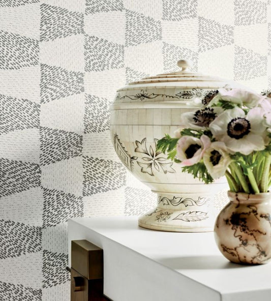 Anderson Wallpaper - Aqua - Thibaut - T424 - Premier Wallcovering