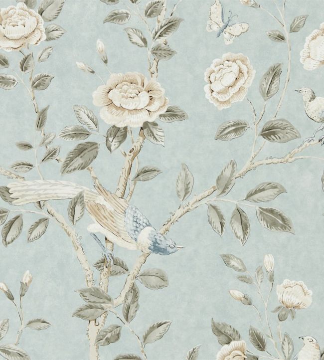 Andhara Wallpaper - Dove/Cream - DCPW216797 - Sanderson - Premier Wallcovering