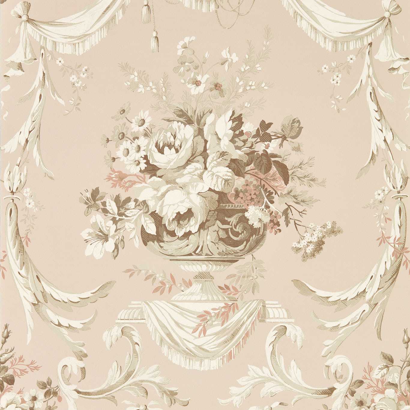 Andromeda's Cup Wallpaper - Putty - DGDW217317 - Sanderson - Premier Wallcovering