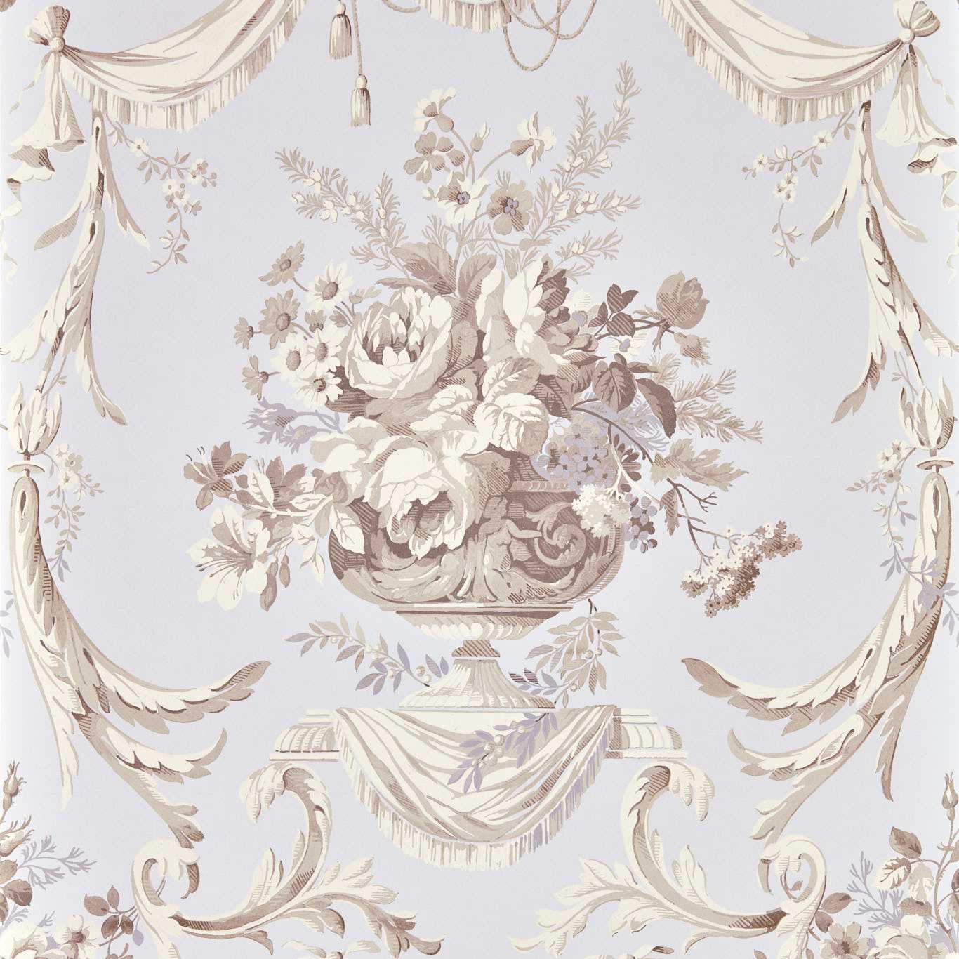 Andromeda's Cup Wallpaper - Tyrian Lilac - DGDW217373 - Sanderson - Premier Wallcovering