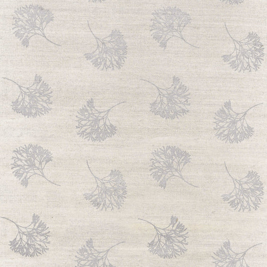 Andros Wallpaper - Metallic Silver on Taupe - Thibaut - T3680 - Premier Wallcovering