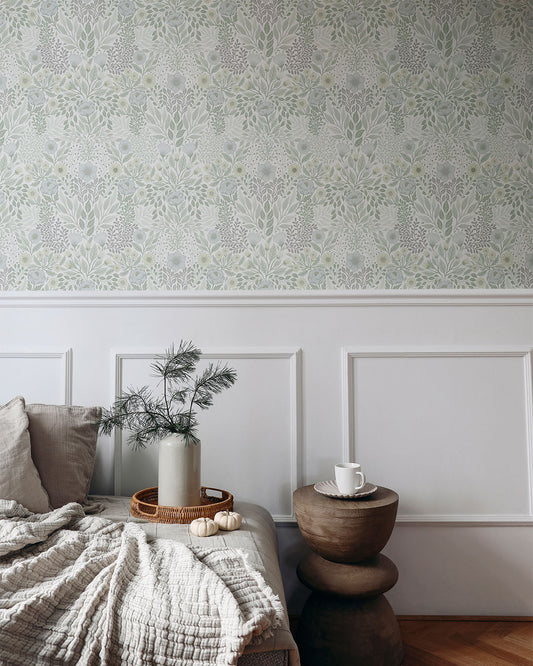 Äng Wallpaper - Light Green - Midbec - 26001 - Premier Wallcovering