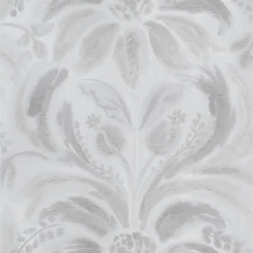 Angelique Damask Wallpaper - Steel - PDG1036/02 - Designers Guild - Premier Wallcovering