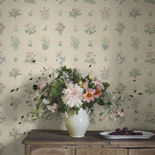 Angsflora Wallpaper - Sage - Boråstapeter - 6950 - Premier Wallcovering