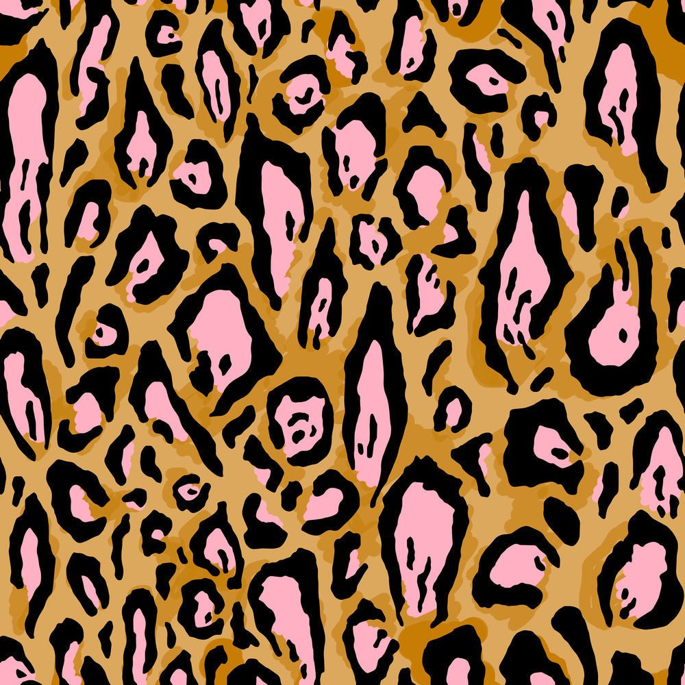 Animal Instinct Wallpaper - Ochre & Pink - Lust Home - LH900399 - Premier Wallcovering