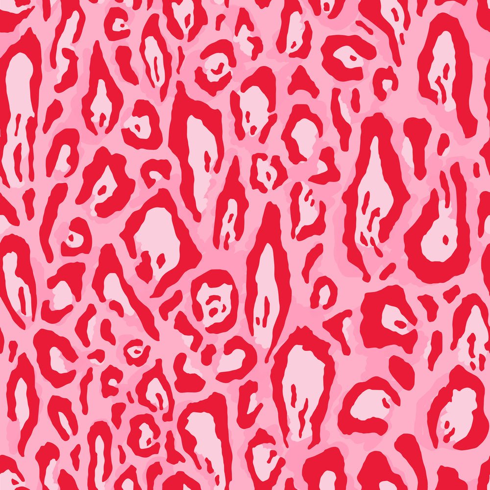 Animal Instinct Wallpaper - Candy Pink & Red - Lust Home - LH900398 - Premier Wallcovering