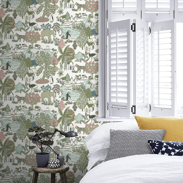 Animal Kingdom Wallpaper - Puck - Little Greene - 0231ANPUCKZ - Premier Wallcovering